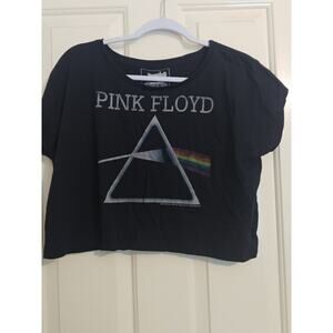 The Thread Shop Pink Floyd Crop Top TShirt Small